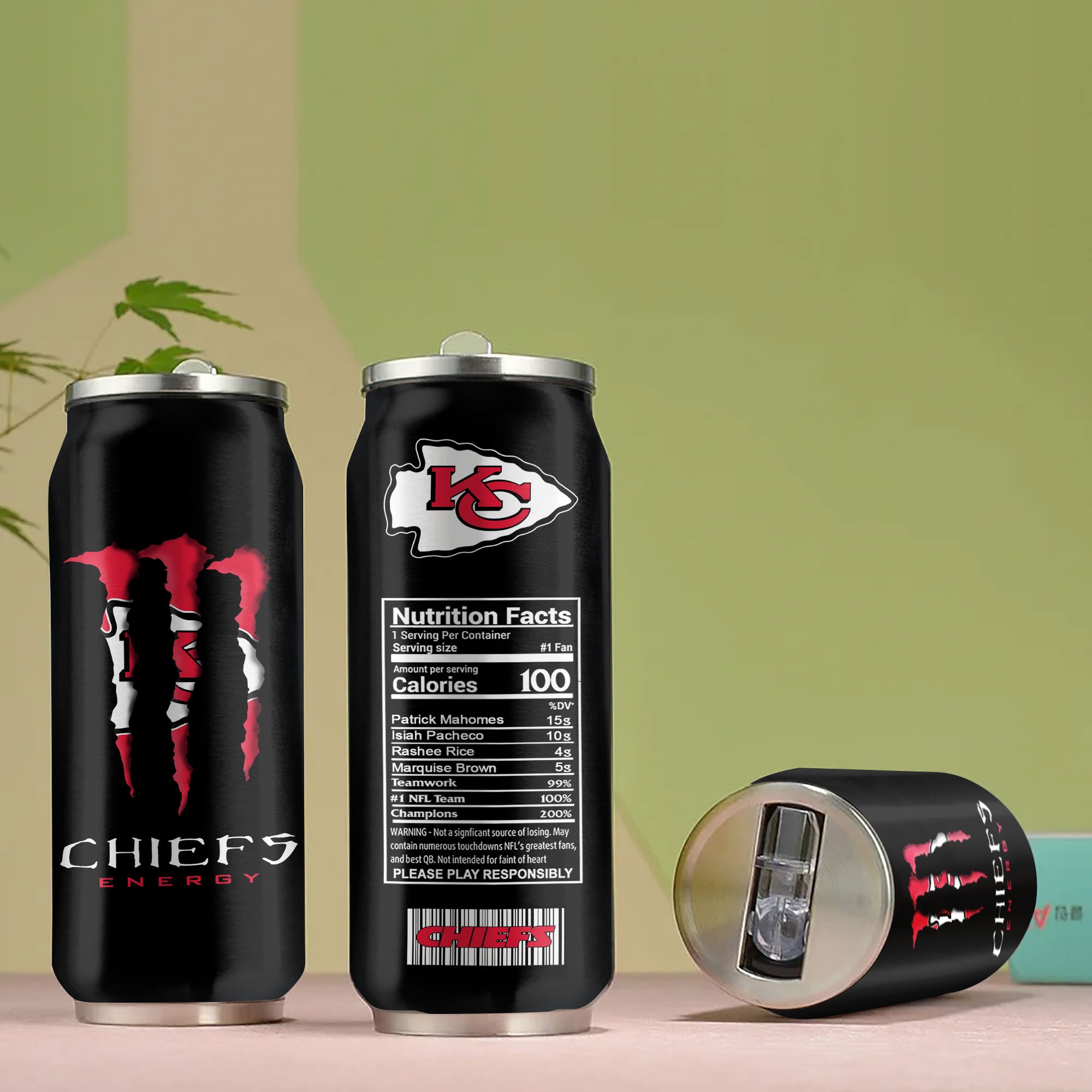 Kansas City Chiefs Monster Energy 10oz 59913 